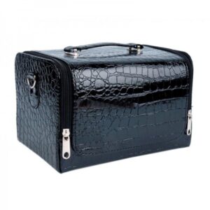 Geanta make-up imitatie piele crocodil