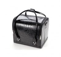 Geanta make up cu sertare neagra