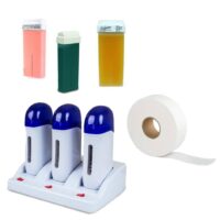 Kit epilare ceara cu incalzitor triplu cu baza 07