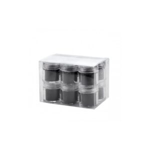 Catifea neagra unghii set 12 buc