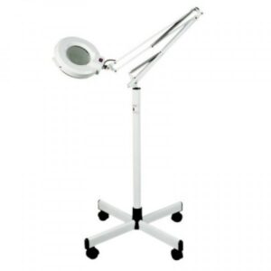 Lupa cosmetica si lampa led cu roti