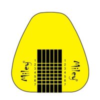 Sabloane manichiura aurii late - 500buc