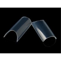 Tipsuri unghii Pipe transparente 100 buc
